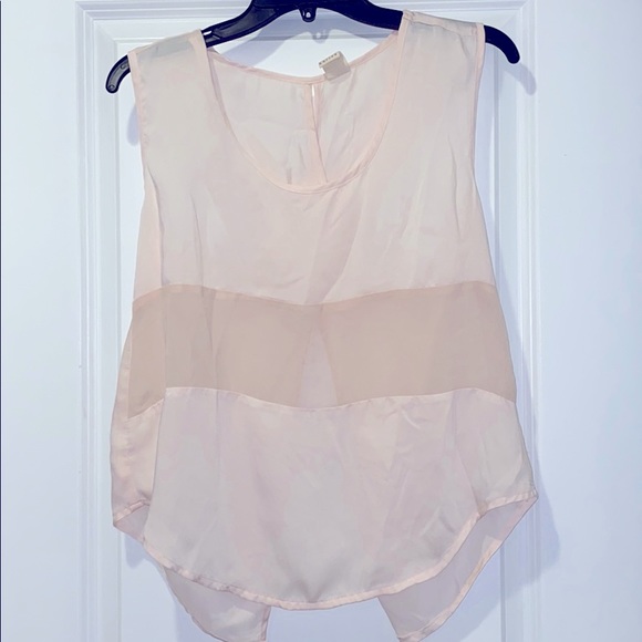 Boutique sheer backless tank - Picture 1 of 5